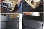 CAPTION Custom subwoofer box built for this 2018 Mercedes G63 AMG